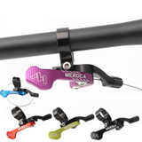 MEROCA Bicycle Telescoping Pipeline Controller Lifting Sitting Pipeline Control Switch(Black Purple)