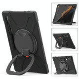 For Samsung Galaxy Tab S8 Ultra X900 Silicone + PC Tablet Protective Case(Black)