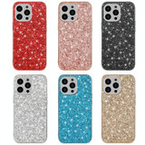 Glitter Powder Shockproof TPU Protective Case For iPhone 13 Pro(Silver)
