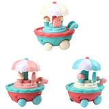 3 PCS Children Animal Press Crawling Toy Car, Random Color Delivery, Specification: Cake Car