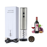 Electric Opener Stainless Steel Mini Red Wine Bottle Opener, Colour: BY266 Transparent Shell