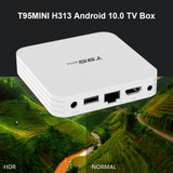 T95MINI 4K HD Network TV Set Top Box, Android 10.0, Allwinner H313 Quad Core 64-bit Cortex-A53, 1GB + 8GB, Support 2.4G WiFi, HDMI, AV, LAN, USB 2.0, AU Plug