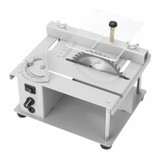 150W Miniature Precision Table Saw Mini Chainsaw Portable Woodworking Sliding Table Saw Multifunctional Cutting Machine, US Plug