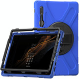 For Samsung Galaxy Tab S8 Ultra X900 Silicone + PC Tablet Protective Case(Blue)