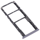 For OPPO Realme 6  SIM Card Tray + SIM Card Tray + Micro SD Card Tray (Black)