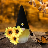 Sunflower Faceless Doll Ornaments Black