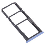 For OPPO Realme 7 5G RMX2111  SIM Card Tray + SIM Card Tray + Micro SD Card Tray (Blue)