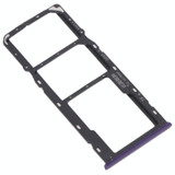 For OPPO Realme 5  SIM Card Tray + SIM Card Tray + Micro SD Card Tray (Purple)