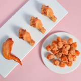 3 PCS Chicken Wings Model Simulation Food Model Toy Shooting Props