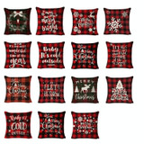 Christmas Decoration Linen Pillowcase Without Pillow Core, Size: 45 x 45cm(SDBZ-00125)
