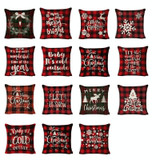 Christmas Decoration Linen Pillowcase Without Pillow Core, Size: 45 x 45cm(SDBZ-00120)