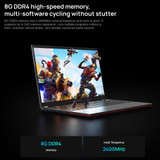 CHUWI CoreBook XPro Laptop, 15.6 inch, 8GB+512GB, Windows 11, Intel Core i3-1215U Hexa Core (Dark Gray)