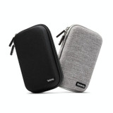 Baona BN-F010 2.5 inch Mobile Hard Disk Single Layer Storage Bag Power Bank Protection Storage Bag(Gray)