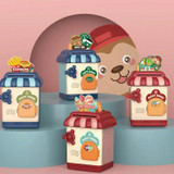 Children Multifunctional Self-Rolling Coin Piggy Bank Cartoon Safe, Colour: Convenience Store 