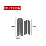 4 PCS / Set Carbon Fiber Car Interior Door Panel Trim Decorative Sticker for Honda CRV 2007-2011,Left and Right Drive Universal