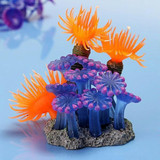 2 PCS Fish Tank Landscaping Decoration Plastic Simulation Resin Sea Urchin
