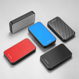 New-Bring Metal Card Holder RFID Anti-Theft Magnetic Automatic Shift Business Card Sase Waterproof Wallet, Colour: Black