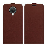 For Nokia G10/G20 R64 Texture Single Vertical Flip Leather Protective Case with Card Slots & Photo Frame(Brown)