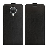 For Nokia G10/G20 R64 Texture Single Vertical Flip Leather Protective Case with Card Slots & Photo Frame(Black)