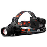 T40 P50 Lamp Beads Headlight USB Rechargeable Zoom Outdoor Strong Headlight,Specification: Without Battery