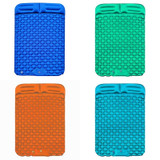 Outdoor Camping Foot-step Automatic Inflatable Cushion Portable TPU Inflatable Double Bed, Size: 195 x 119 x 16cm(Orange)