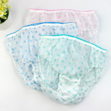 2 Bags Pregnant Women Disposable Underwear Non-Woven Maternal Postpartum Cotton Bottom Paper Underwear, Color Random Delivery, Size: XXL(Printing)