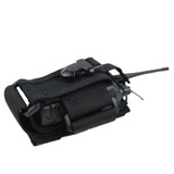 Outdoor Walkie Talkie Bag Mobile Phone Bag Mini Waist Bag Free Size(Black)