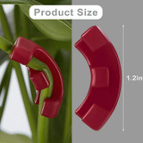 30PCS Y0082 90 Degree Plant Bender Auxiliary Device Gardening Plant Tool(Red)