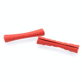 20 PCS TRLREQ Mountain Road Bicycle Frame Opening Protective Cover Variable Speed Brake Line Tube Car Paint Anti-Abrasion Rubber Cover(Red)