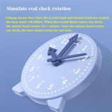 M1145 10CM Three-Needle Linkage Clock Model Time Teaching Tool