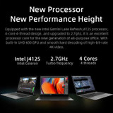 CHUWI GemiBook Pro, 14 inch, 8GB+256GB, Windows 10 Home, Intel Gemini Lake J4125 Quad Core 2.0GHz, Support WiFi 6 / Bluetooth / TF Card Extension (Dark Gray)