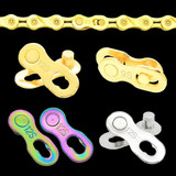 5 Pairs 6/7/8 Speed (Colorful) ZH405 Mountain Road Bicycle Chain Magic Buckle Chain Quick Release Buckle