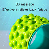 Yoga Back Bend Open Back Equipment Stovepipe Pilates Ring for Beginner(Upgrade Massage (Fresh Green))