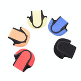 2 PCS Water Drop-Shaped Fishing Wheel Protective Case Neoprene Fish Wheel Bag(Orange)