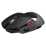 Rapoo VT960 1600 DPI 7 Keys Dual Mode Macro Programmable Symphony RGB Backlit Wireless Gaming Mouse(Black)