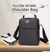 Shockproof Waterproof Single Shoulder Storage Bag Travel Carrying Cover Case Box for FIMI X8 mini(Black + Black Liner)