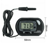 2 PCS SN076 Aquarium Fish Tank Probe Thermomete(Black)