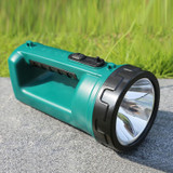 YAGE H103 Strong Light Long Shot LED Searchlight Outdoor Rechargeable High Power Emergency Flashlight(Black Green)