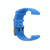 For Suunto 9 Breathable Silicone Watch Band, Exclude the Subject(Blue)