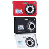 K09 48 Million Pixel CCD HD Digital Camera Retro Self-Portrait Video Camera(Red)