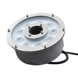 6W Landscape Ring LED Aluminum Alloy Underwater Fountain Light(White Light)