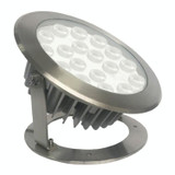 36W Square Park Landscape LED Underwater Light Pool Light(Warm White Light)