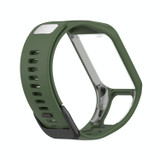 For Tomtom 4 Silicone Watch Band(Dark Green)