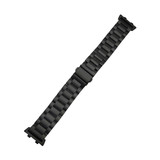 For OPPO Watch 46mm Three-beads Steel Watch Band(Black)