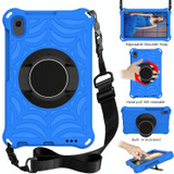 For Samsung Galaxy Tab A 8.4 2020 SM-T307U Spider King EVA Protective Case with Adjustable Shoulder Strap & Holder(Blue)