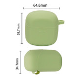 Silicone Earphone Protective Case for JBL Club Pro +, with Hook(Grass Green)