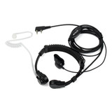 RETEVIS K-001 2 Pin Retractable Throat Covert Acoustic Tube Earphone Microphone for H-777/RT-5R