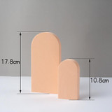 2 x Door Combo Kits Geometric Cube Solid Color Photography Photo Background Table Shooting Foam Props(Flesh Color)