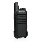 1 Pair RETEVIS RT622 US Frequency 400-480MHz 16CHS Two Way Radio Handheld Walkie Talkie, US Plug(Black)