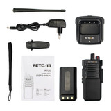 RETEVIS RT29 10W UHF 400-480MHz 16CHS Two Way Radio Handheld Walkie Talkie, EU Plug(Black)